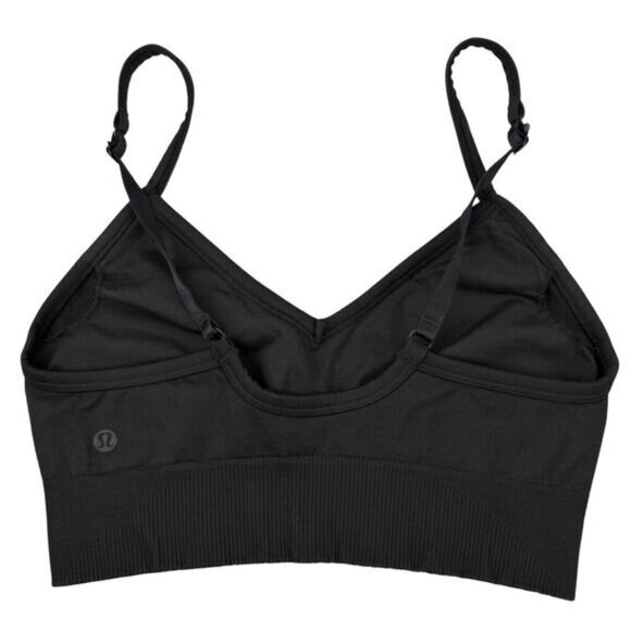 LULULEMON Ebb to Street C/D Cup Size 6 Black - Picture 3 of 5